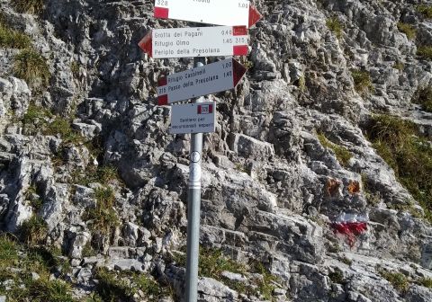 Deviazione verso il monte Visolo