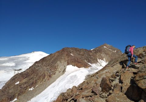 Ultimo tratto di cresta prima della sella