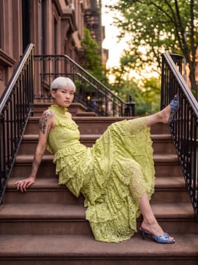On-model campaign frame