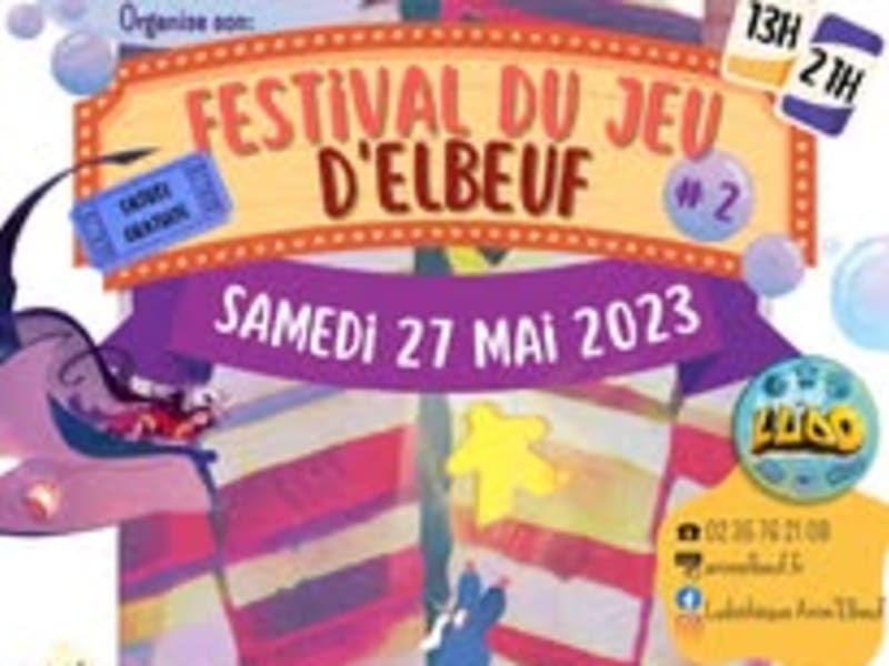 AFFICHE FESTIVAL DU JEU 2023