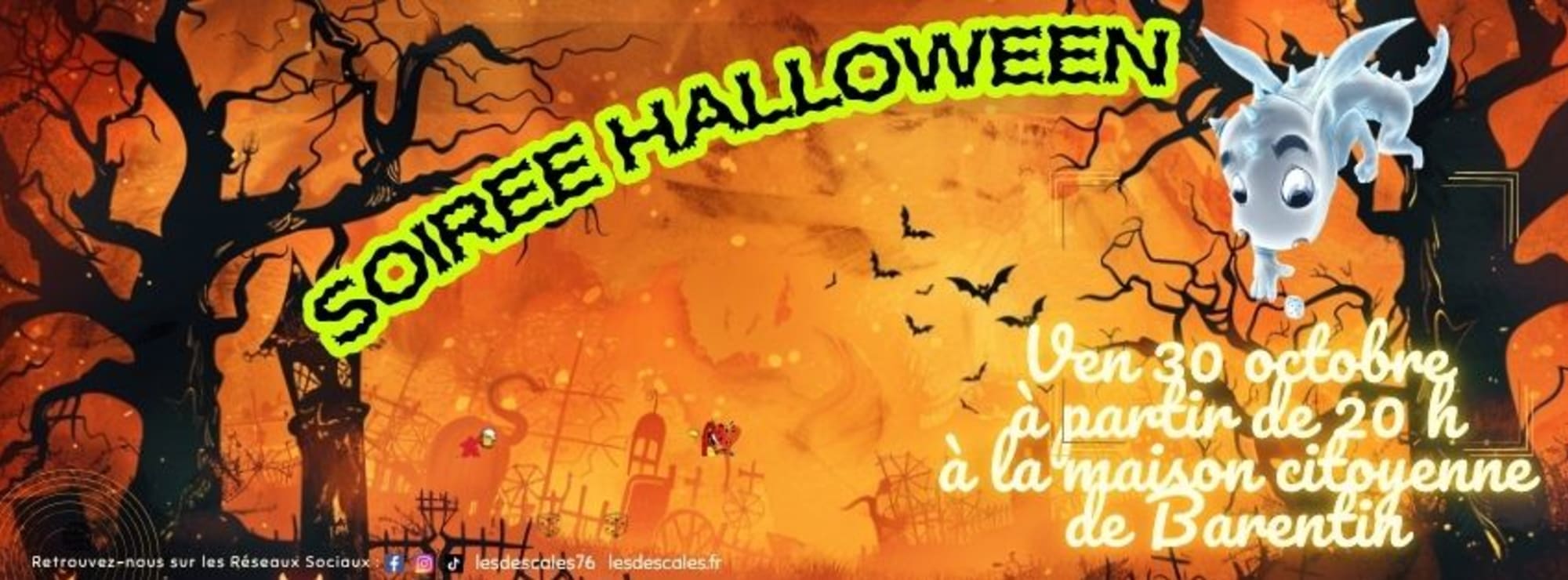 soirée Halloween du 30 octobre 2026