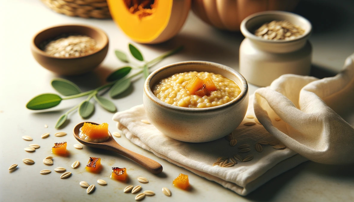 Nourishing Pumpkin & Barley Baby Porridge Recipe
