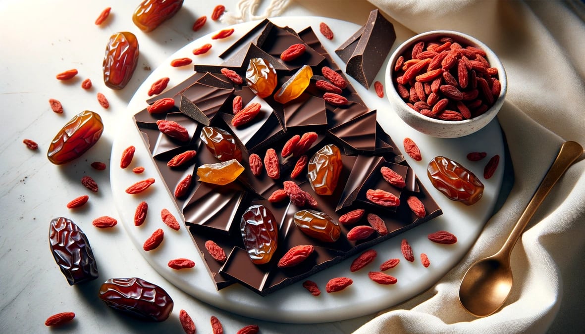 Chocolate Date Goji Berry Bark Recipe