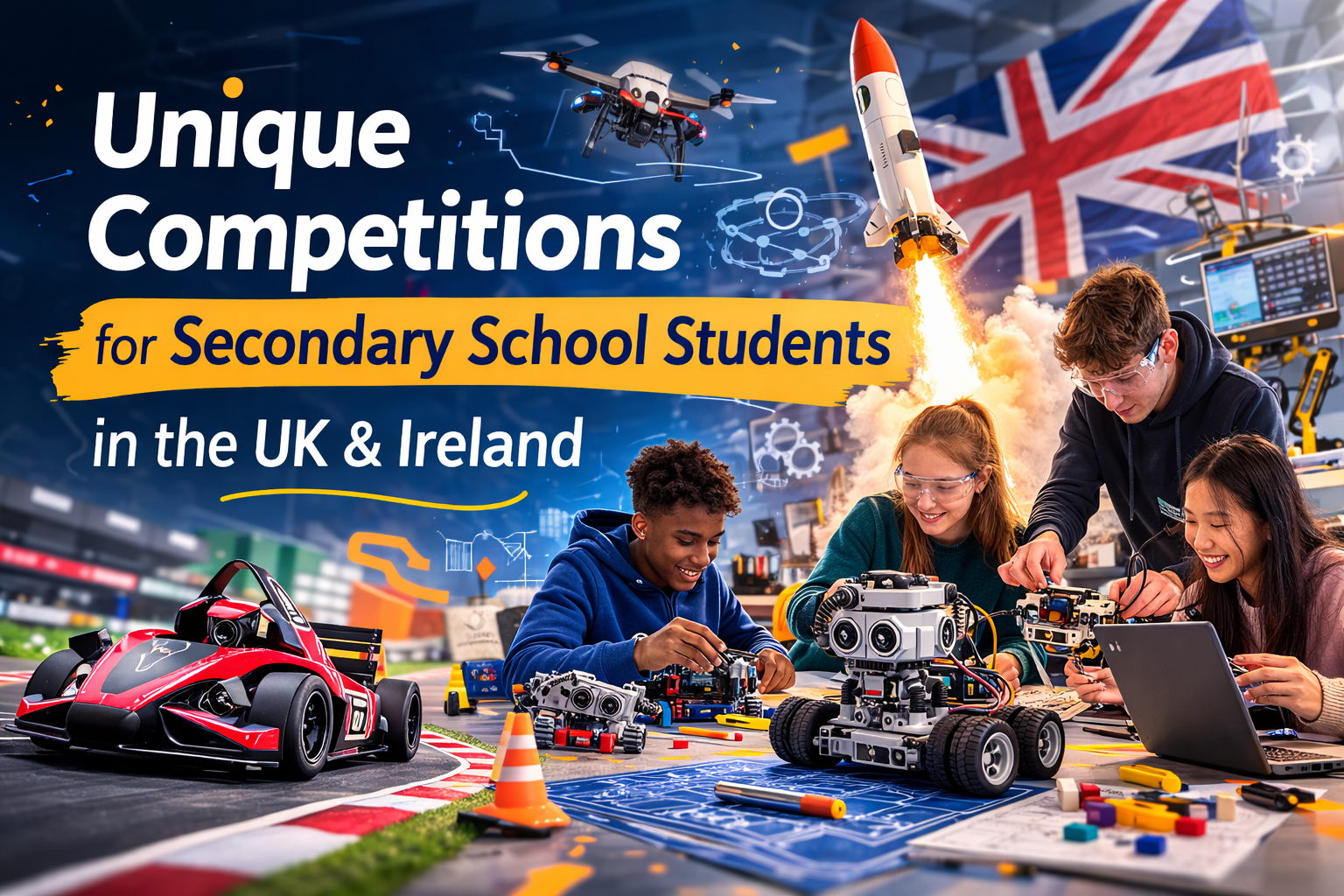 Unique Hands-On Competitions for Secondary School Students in the UK and Ireland