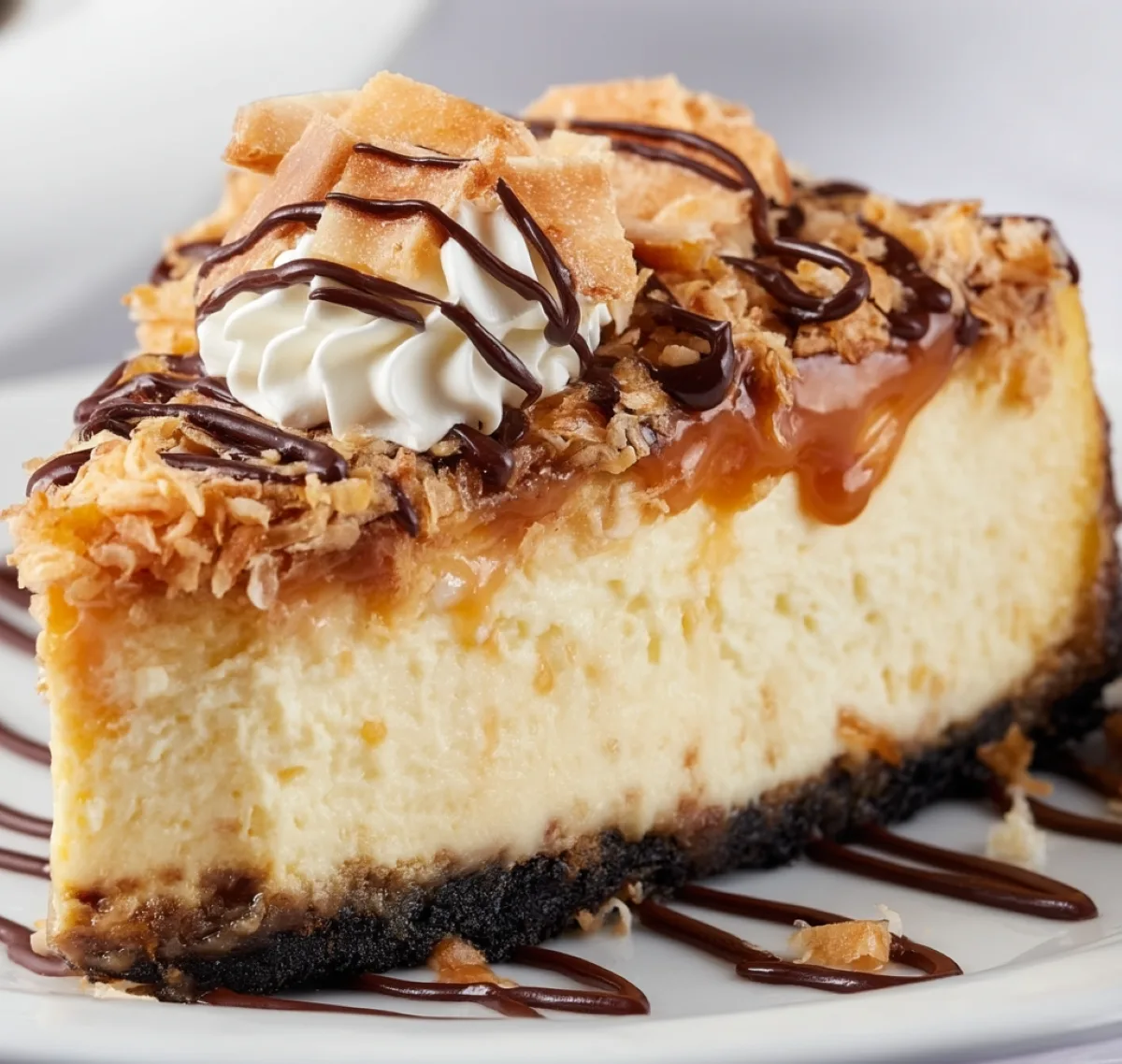 Samoa Cheesecake