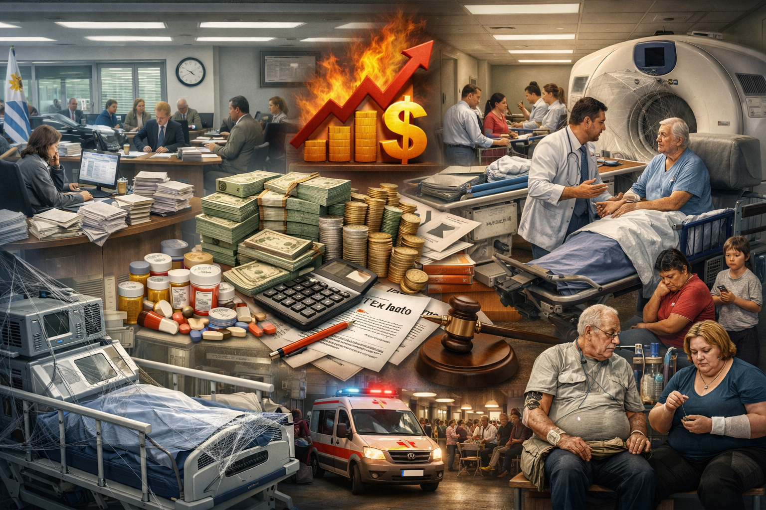 Uruguay: dónde la salud pública drena recursos