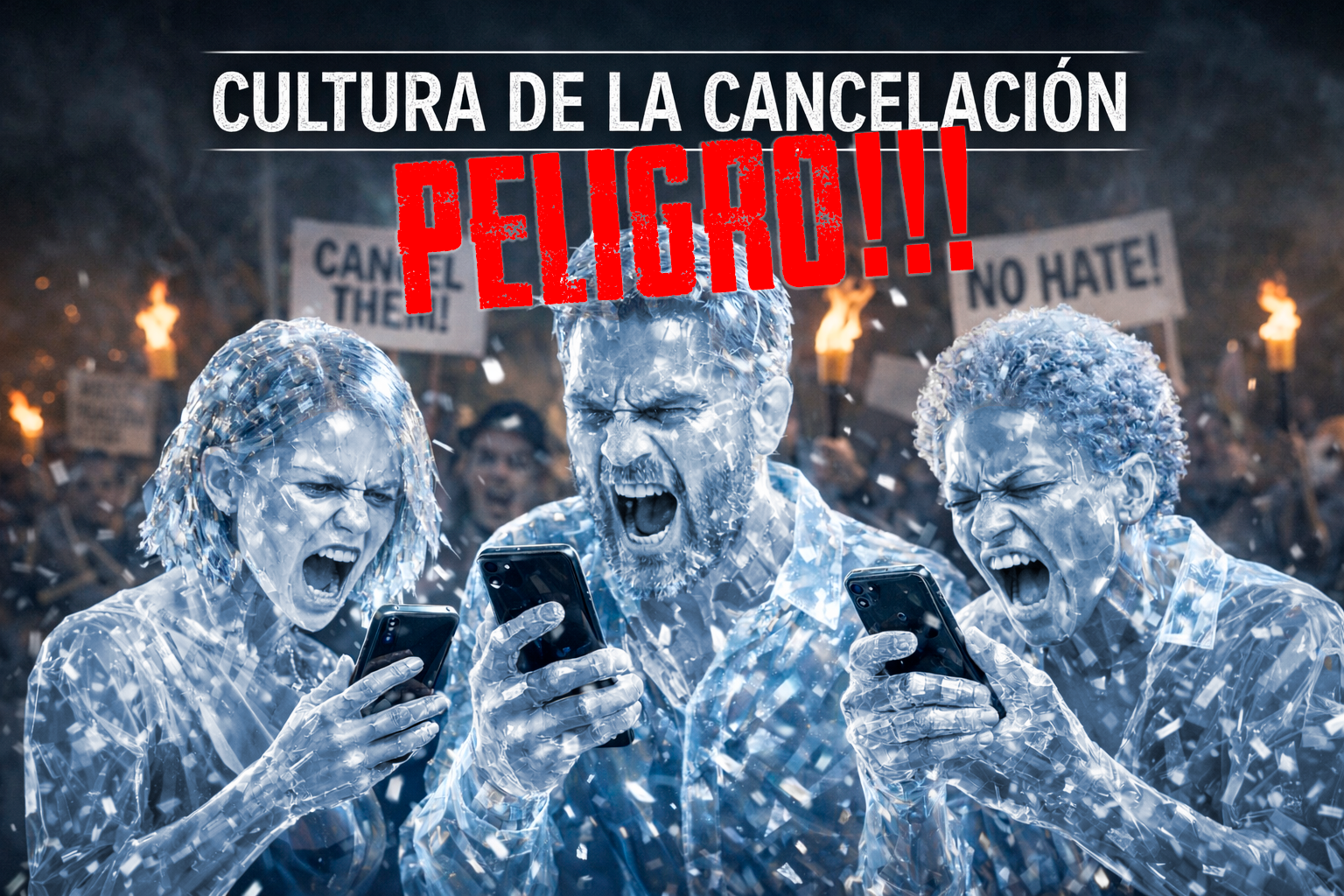 El peligro de La Cultura de la cancelación en una sociedad de cristal