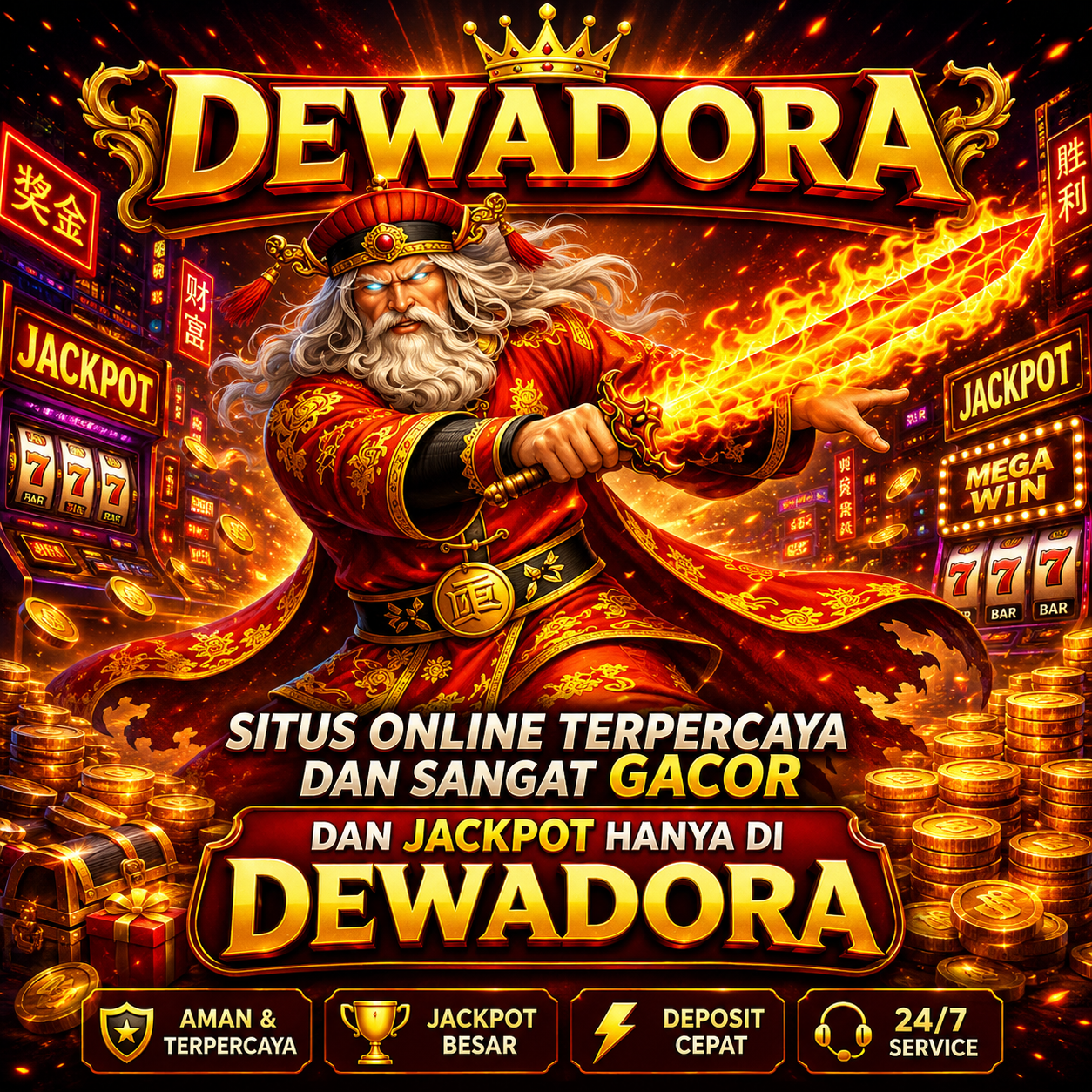 DEWADORA - Spin Santai, Pecah Pola Maxwin Auto Jadi Sultan Asia