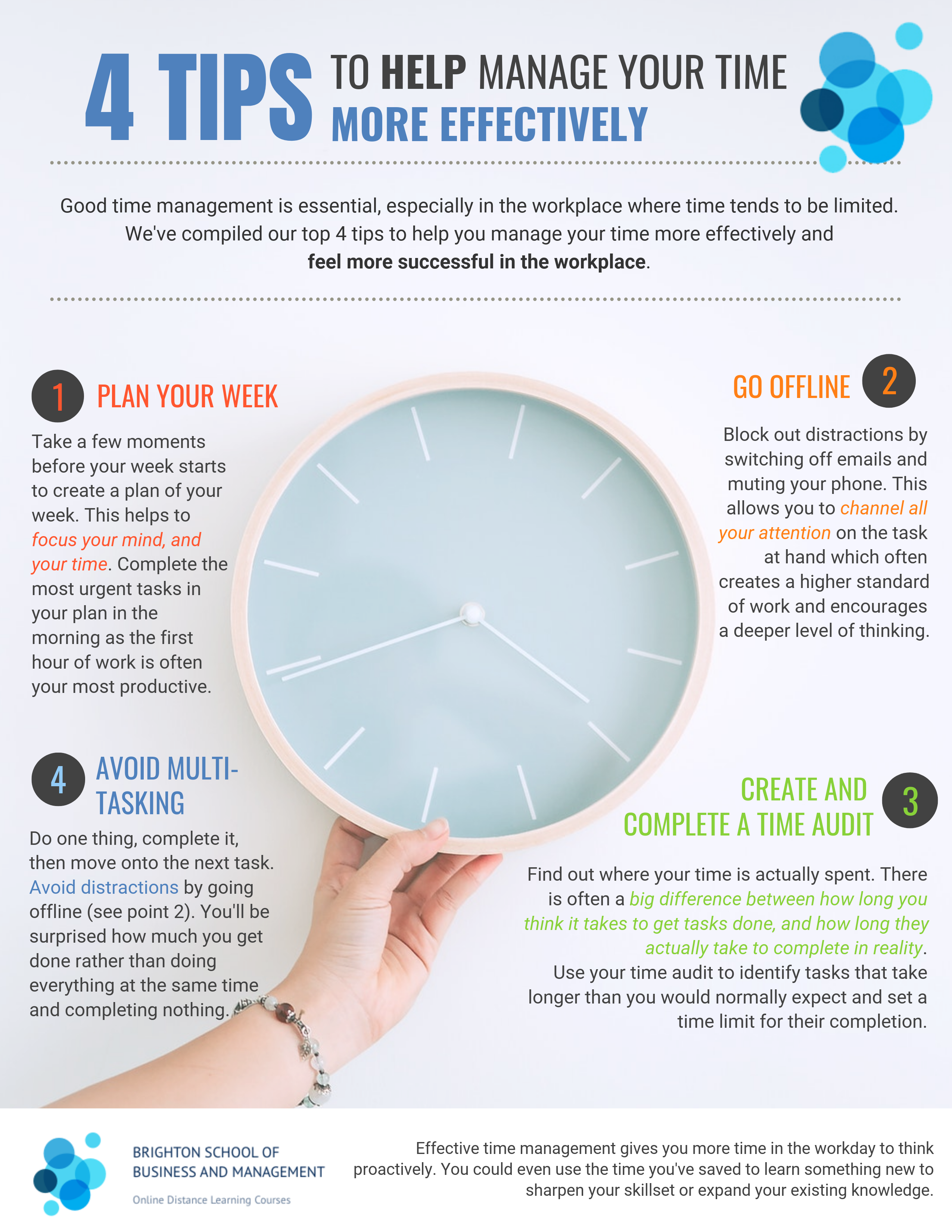 How to better manage your time