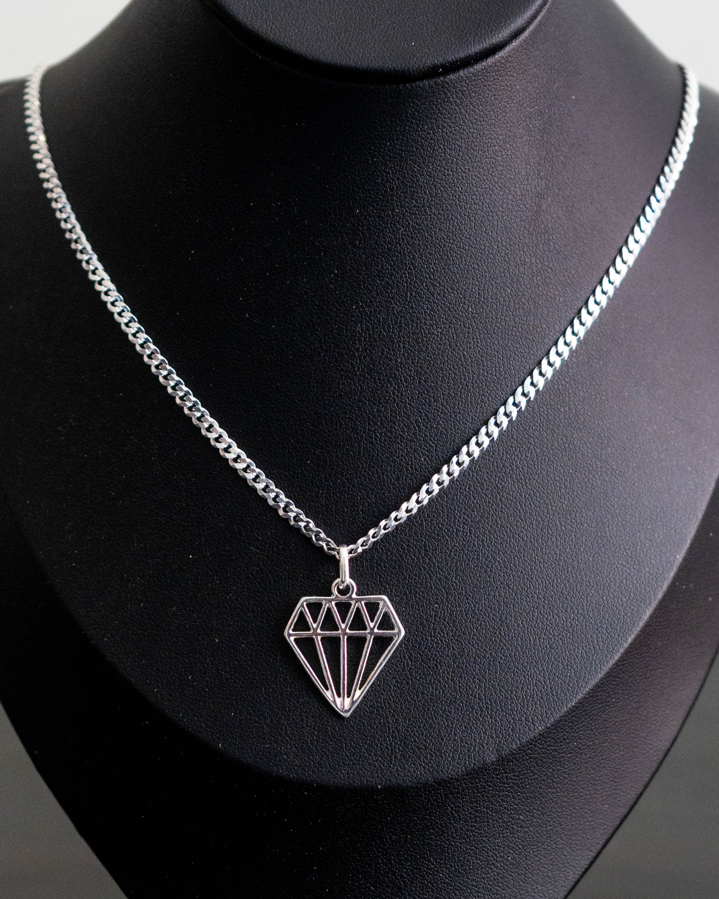 Colgante Diamante de Plata