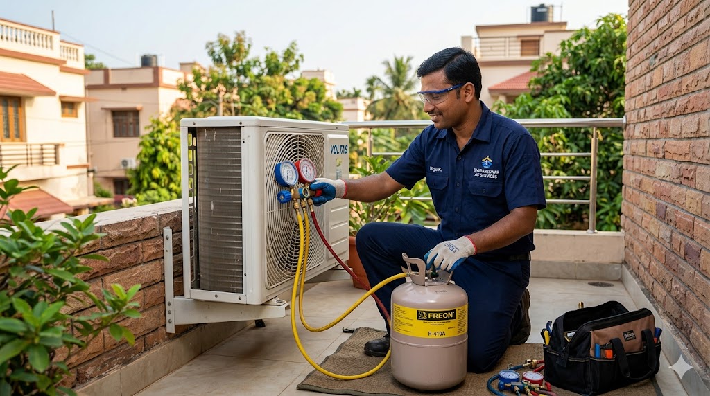 AC Gas Refill Repair Bhubaneswar