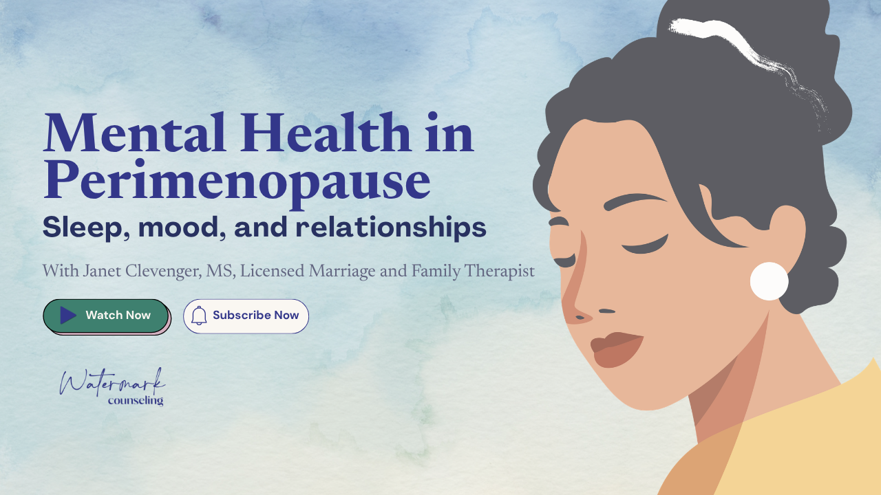 Mental Health in Perimenopause webinar thumbnail