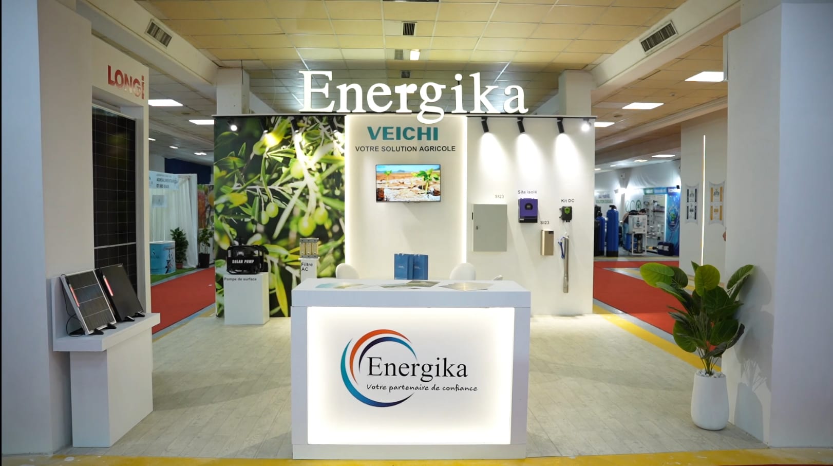 Conception et réalisation du stand Energika au SMA Medfood 2026