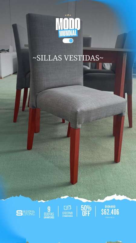 Juego de comedor y respaldo de cama