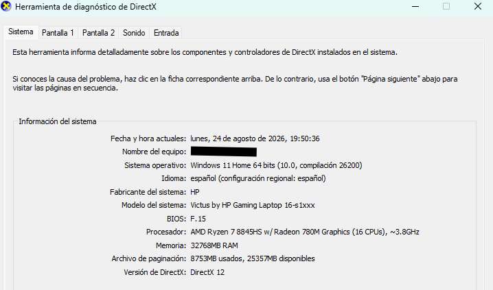 Notebook Hp Victus 16 / Ryzen 7 / Nvidia RTX 4070 / Gaming - Diseño 3