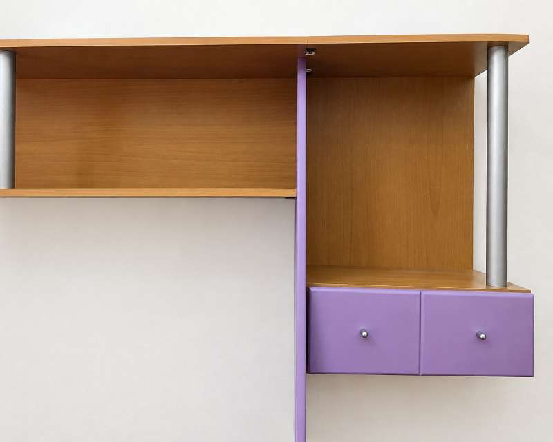 VENDO MUEBLE MODULAR CON ESCRITORIO, LUGAR DE GUARDADO Y ESTANTERIA
