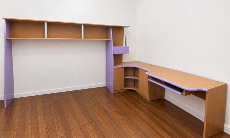 VENDO MUEBLE MODULAR CON ESCRITORIO, LUGAR DE GUARDADO Y ESTANTERIA 2