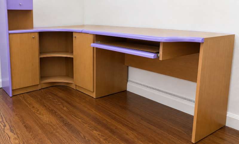 VENDO MUEBLE MODULAR CON ESCRITORIO, LUGAR DE GUARDADO Y ESTANTERIA 3
