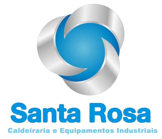 Logotipo da Caldeiraria Santa Rosa no rodapé