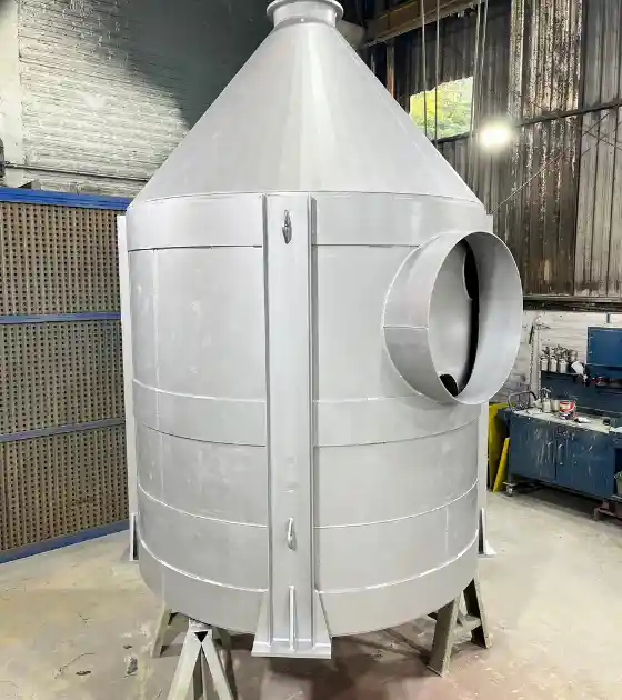 Caldeiraria Santa Rosa - Silos metálicos de armazenamento industrial de grande capacidade.