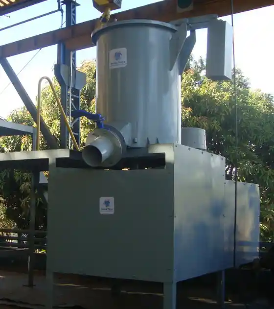 Caldeiraria Santa Rosa - Empresa fabricante de misturador helicoidal, com equipamento em linha de montagem.