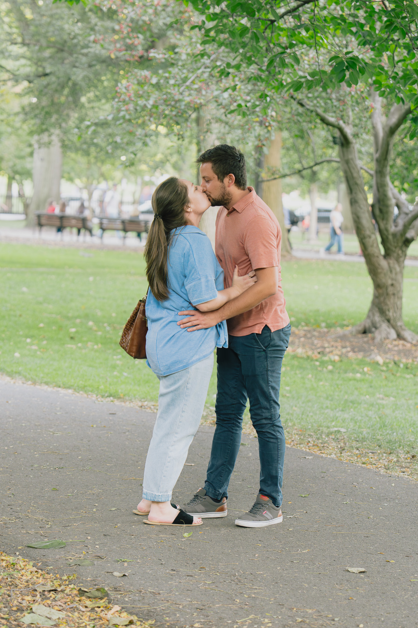 Alex on one knee proposing to Kendyl