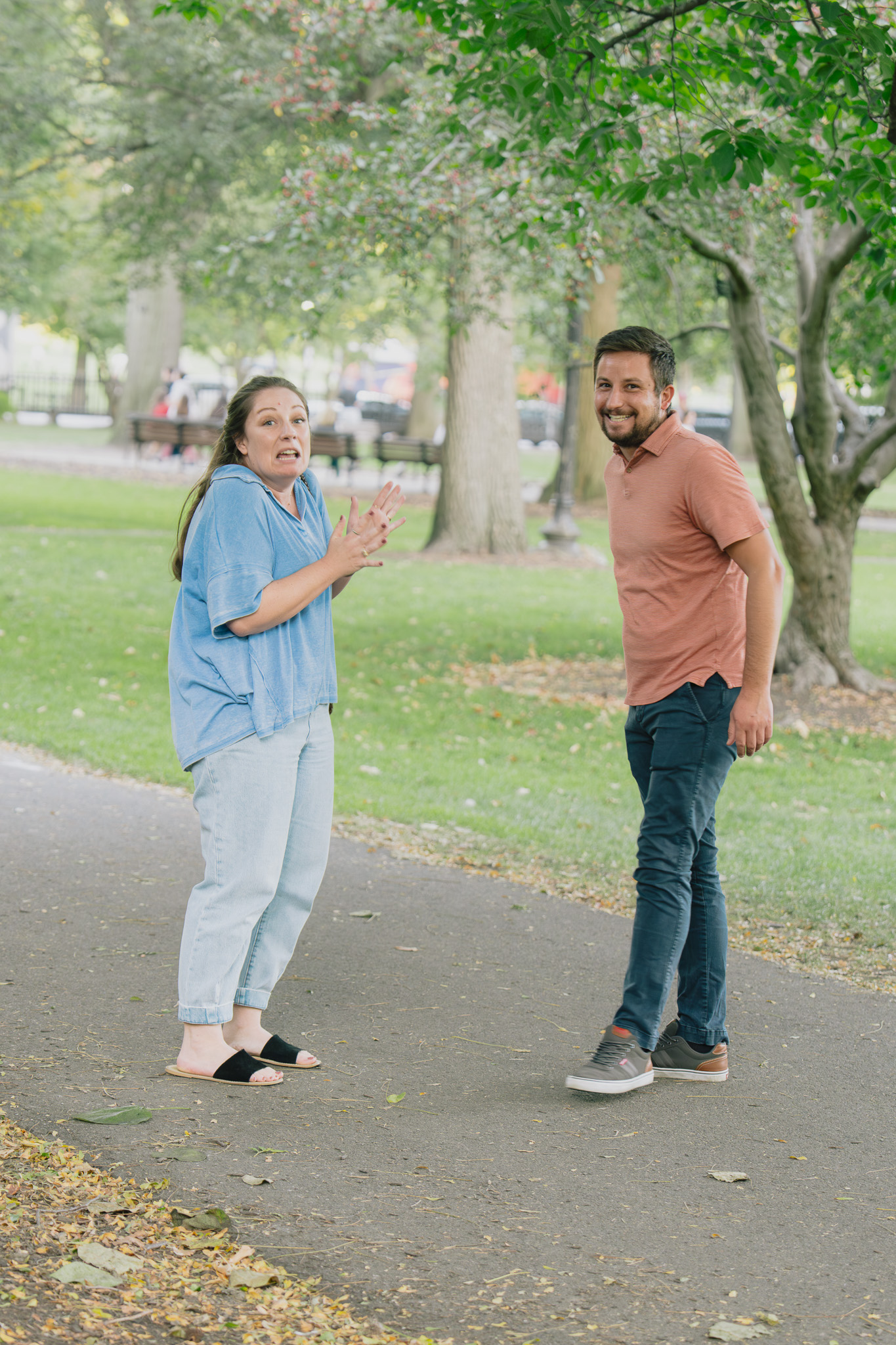 Embracing after the proposal