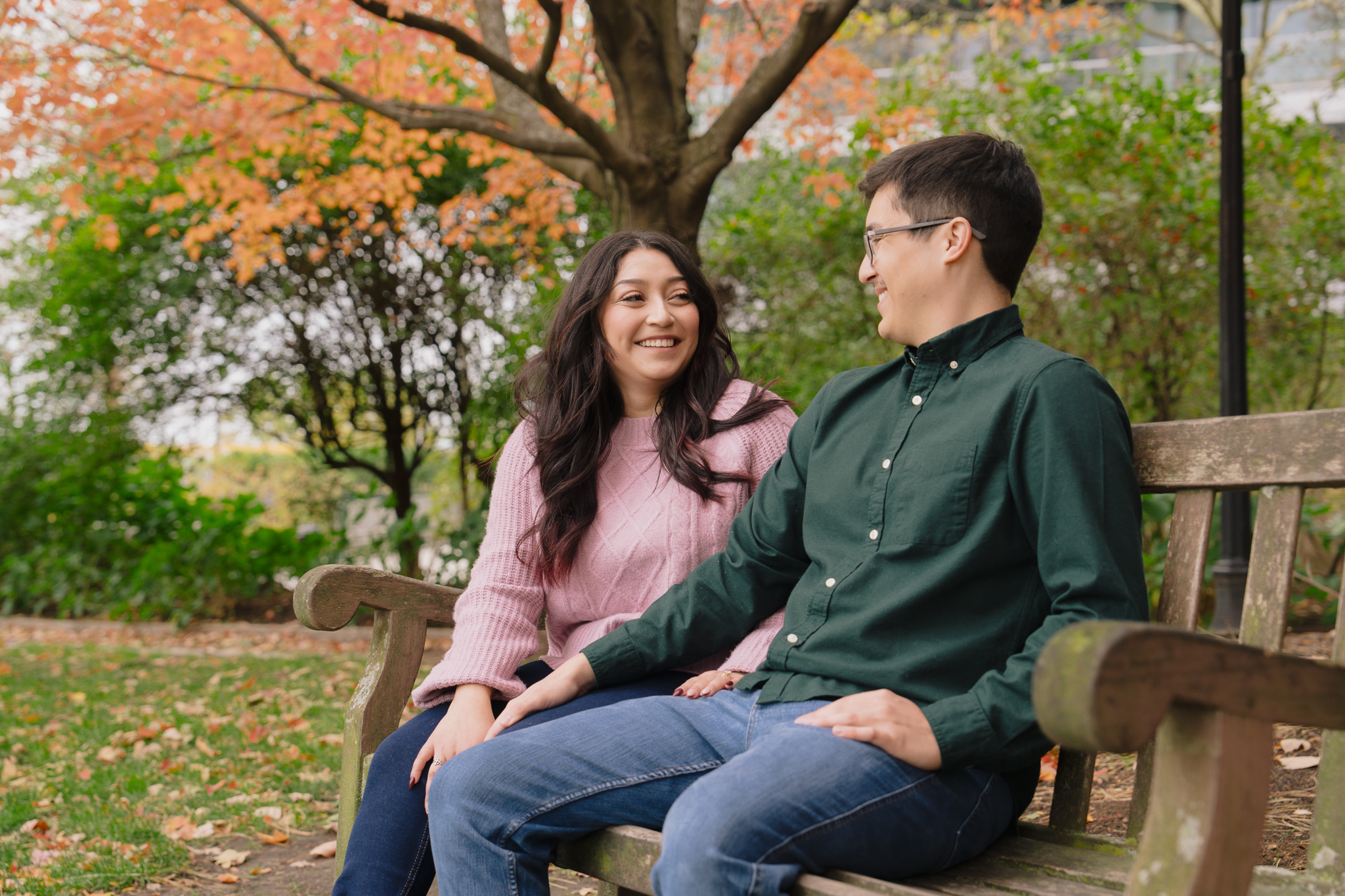 Intimate moment together