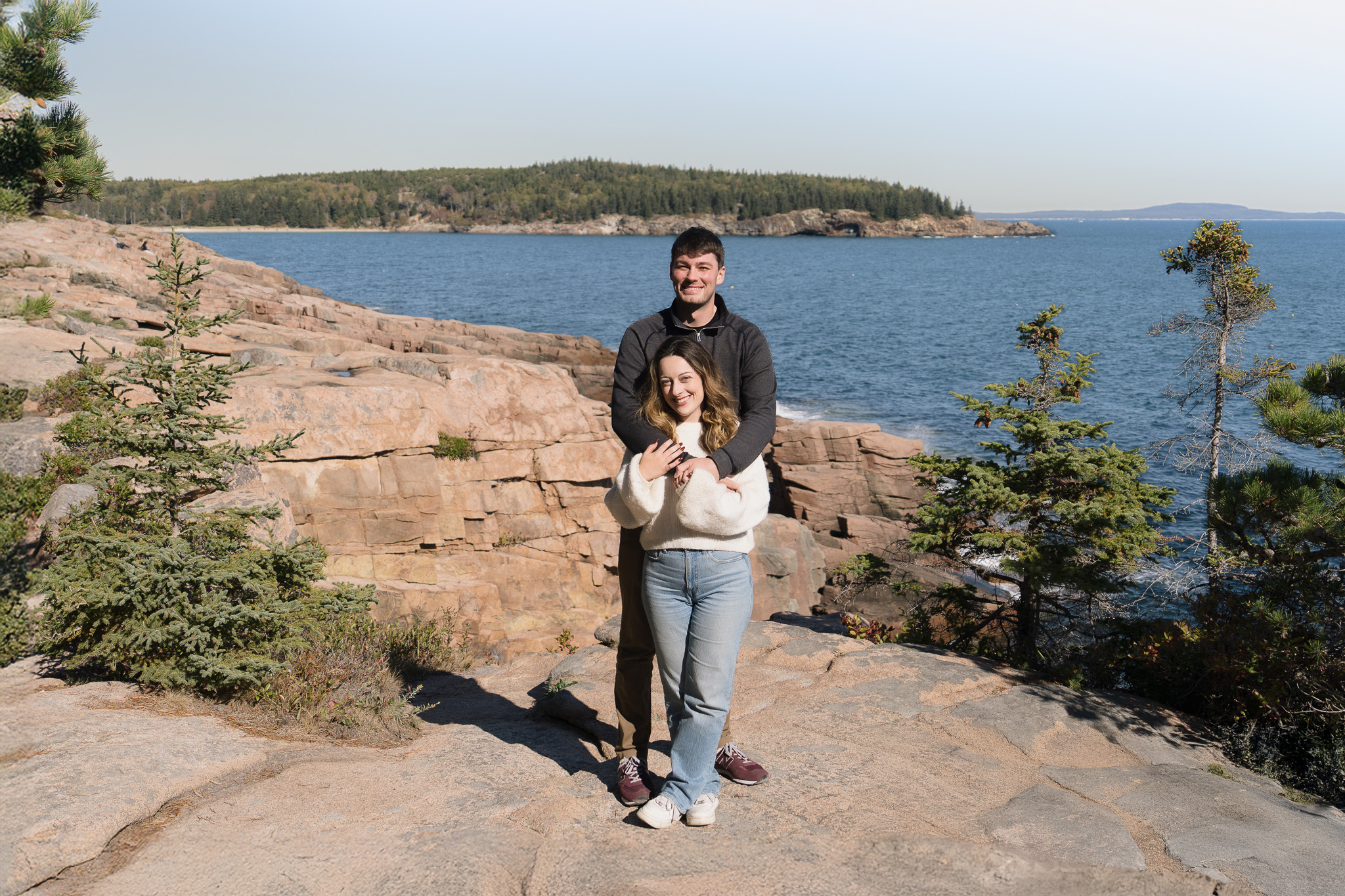 Griffin and Hannah laughing together