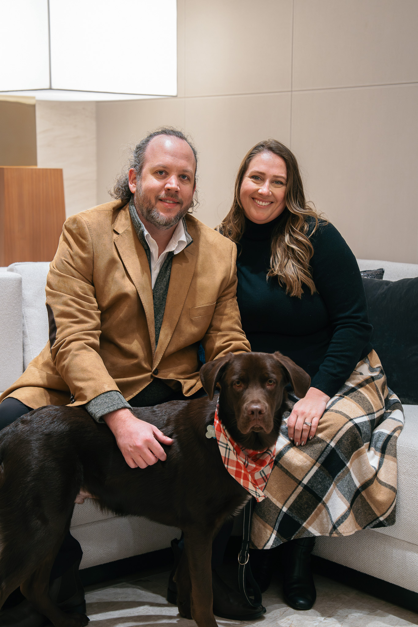 Final family portrait with Teddy