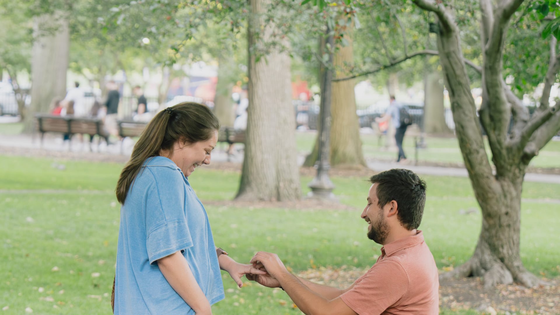 Proposal at Boston Public Garden