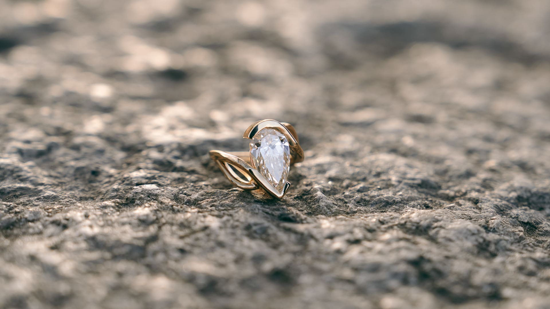 Engagement ring detail