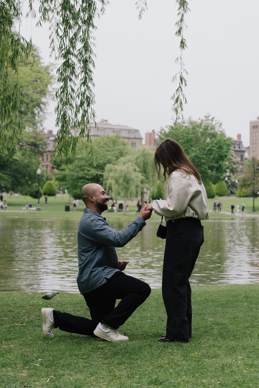 Payton's reaction to JJ's surprise proposal