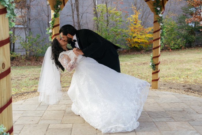 Ceremony moment at the altar