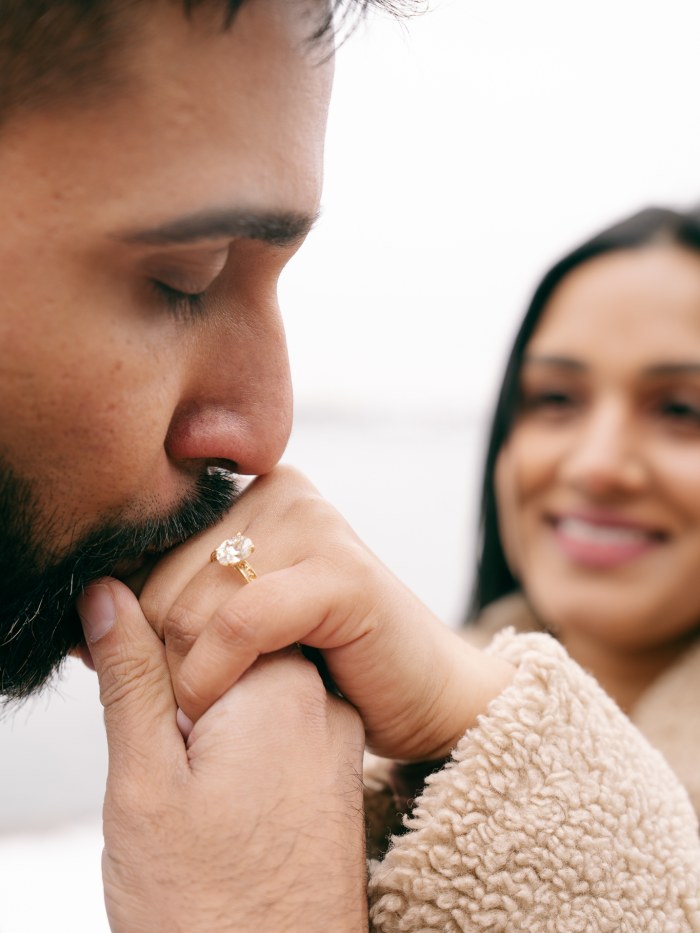 Seaport engagement photography in Boston