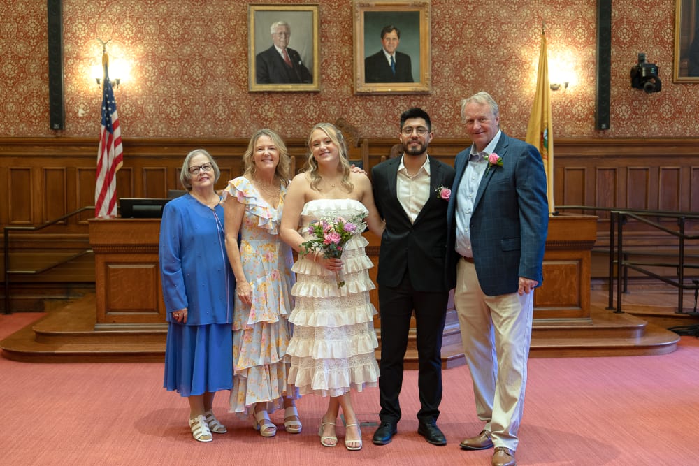 Wedding group portrait