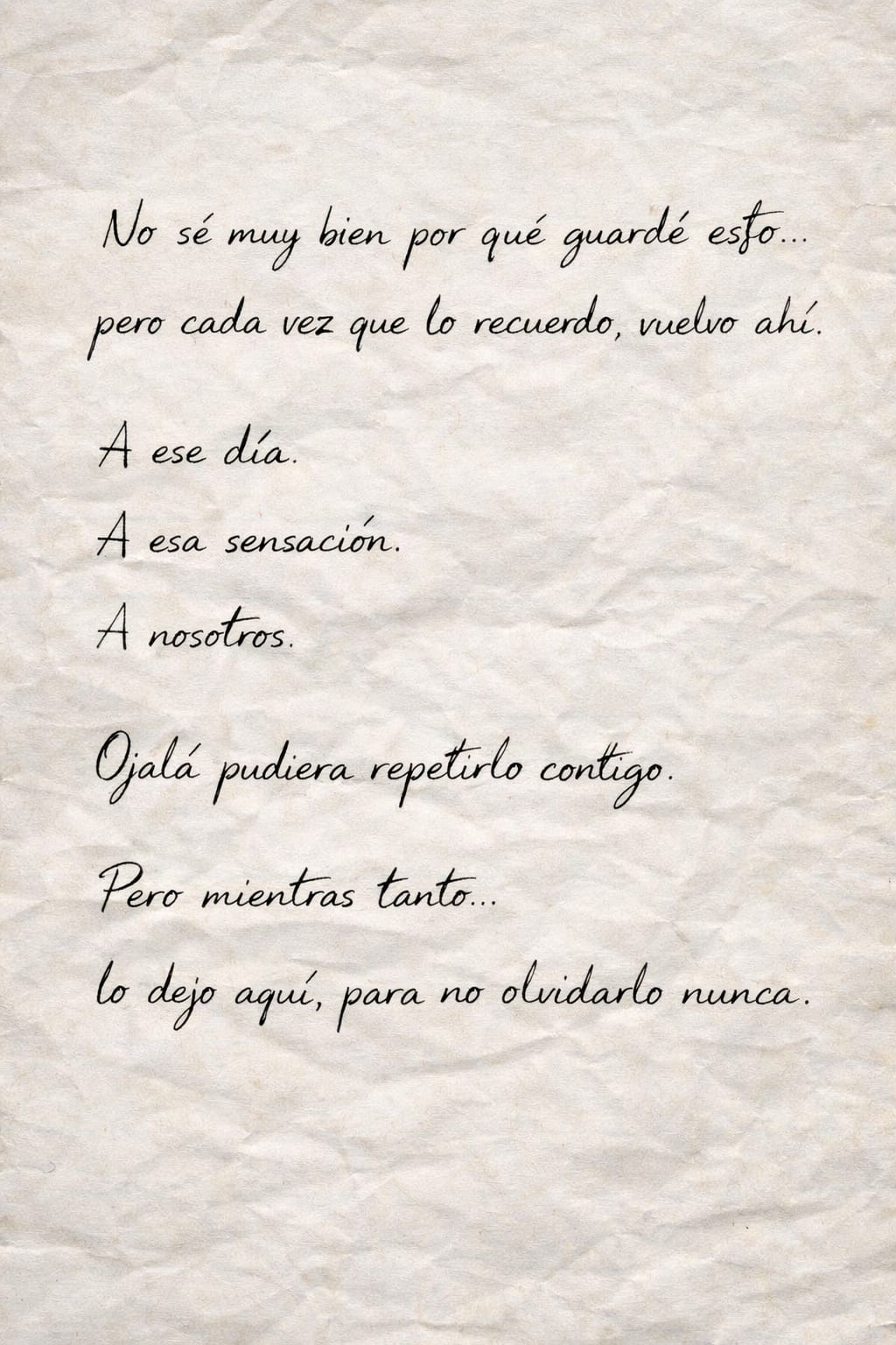 Carta o documento dentro de una cápsula de recuerdos