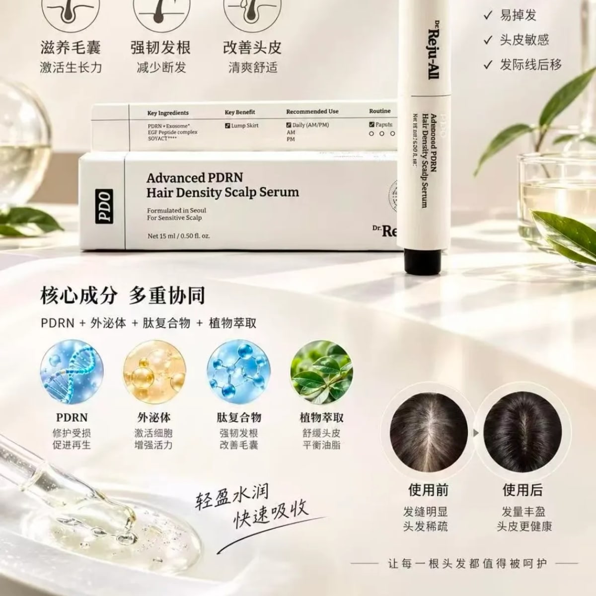 Dr.Reju-All 高級PDRN頭皮密度精華液