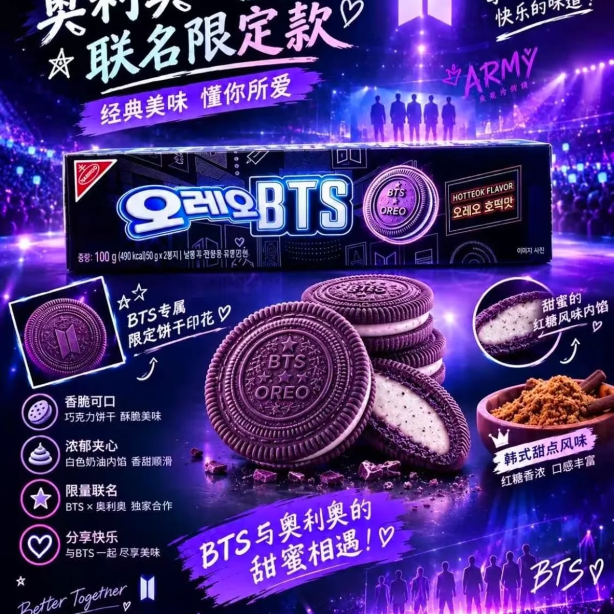 OREO×BTS餅乾