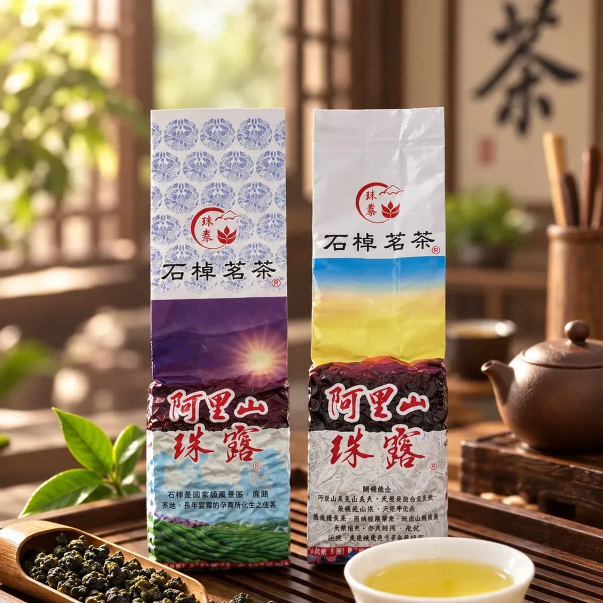 【年度熱銷】阿里山頂級雙珠 — 石棹茗茶限時組合