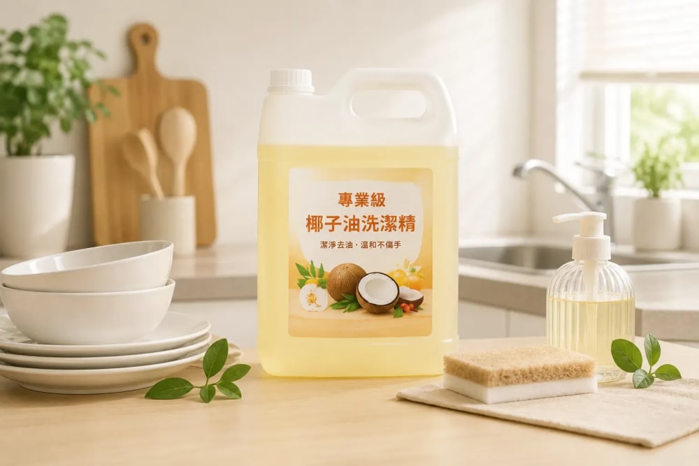 專業級椰子油洗潔精推薦：每天洗碗也能兼顧清潔力與溫和感