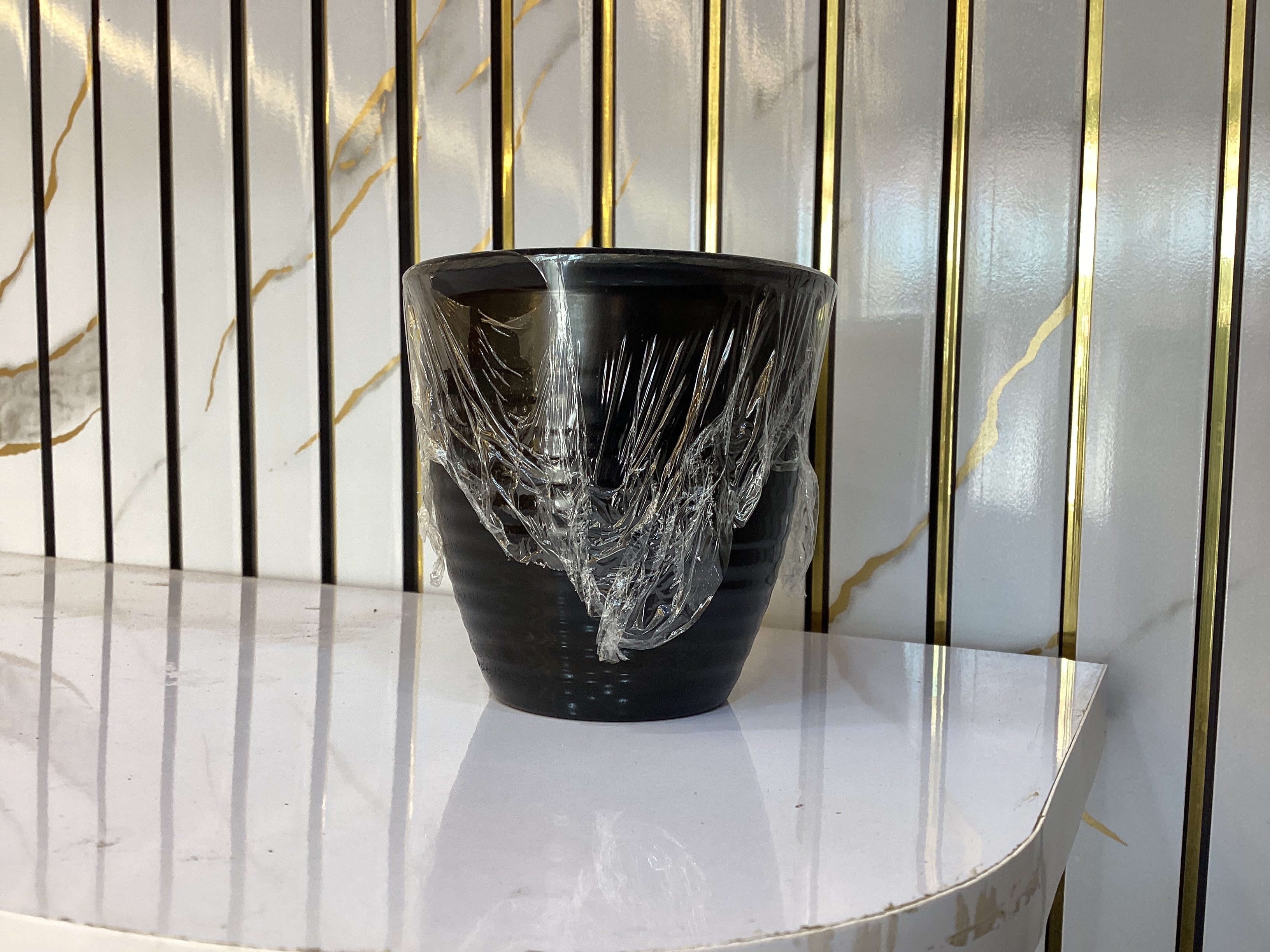 Melamine Tea Cup (Black)