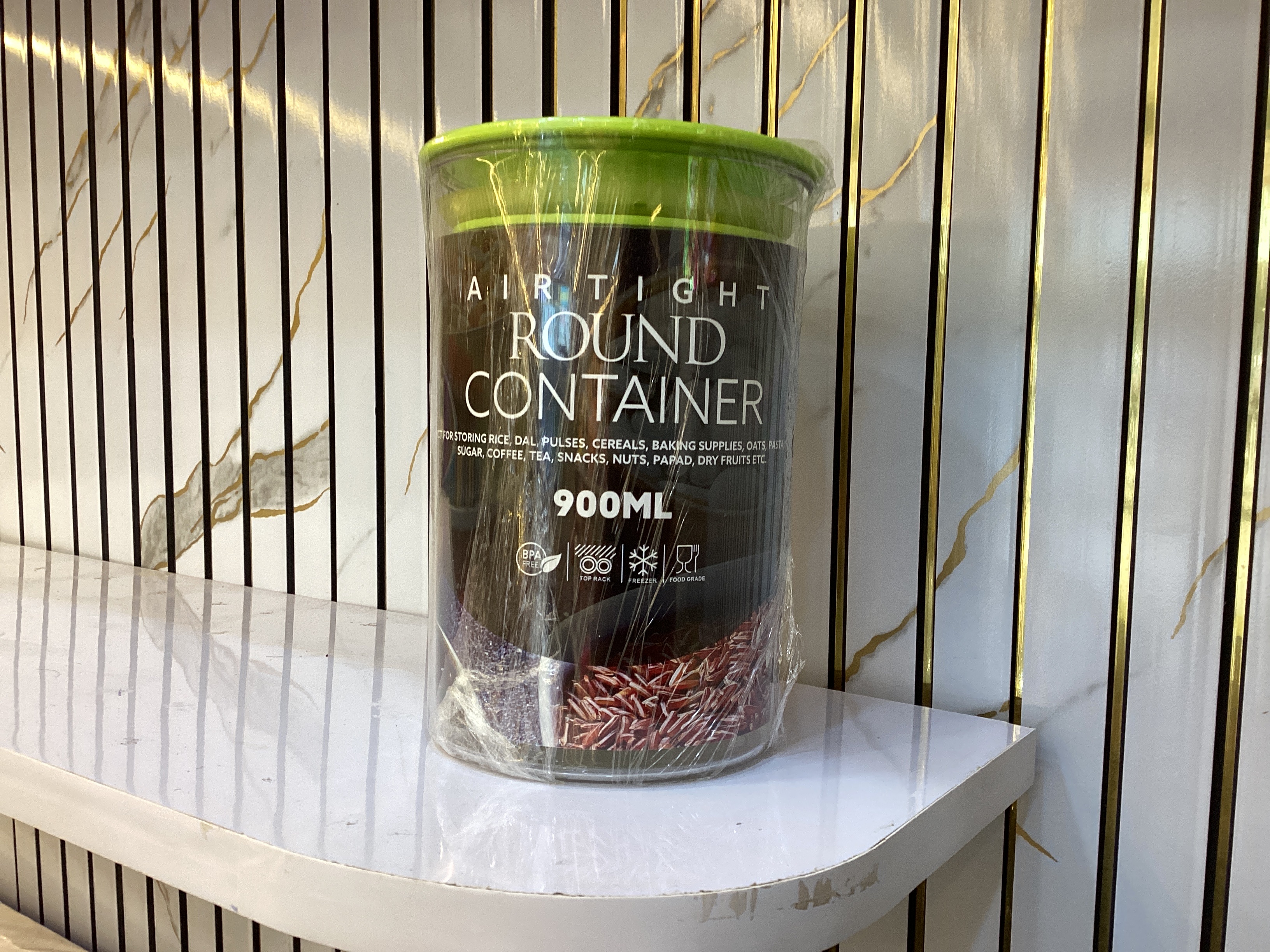 Airtight Round Container Plastic 900ML
