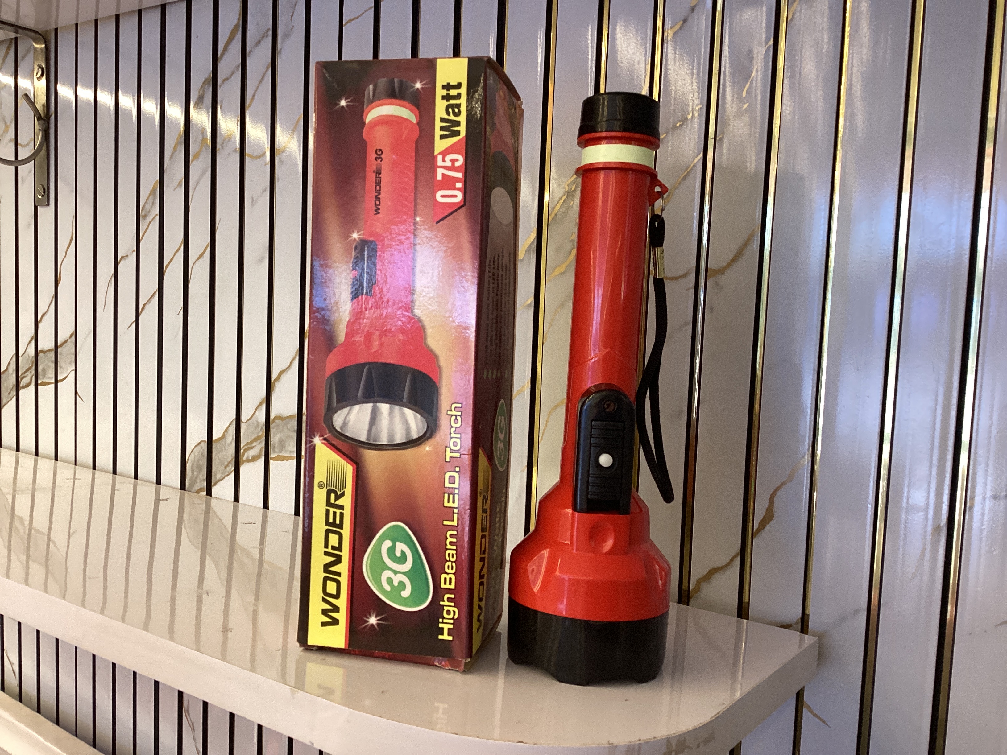 Wonder 3G High Beam LED Torch 0.75 Watt (RED)