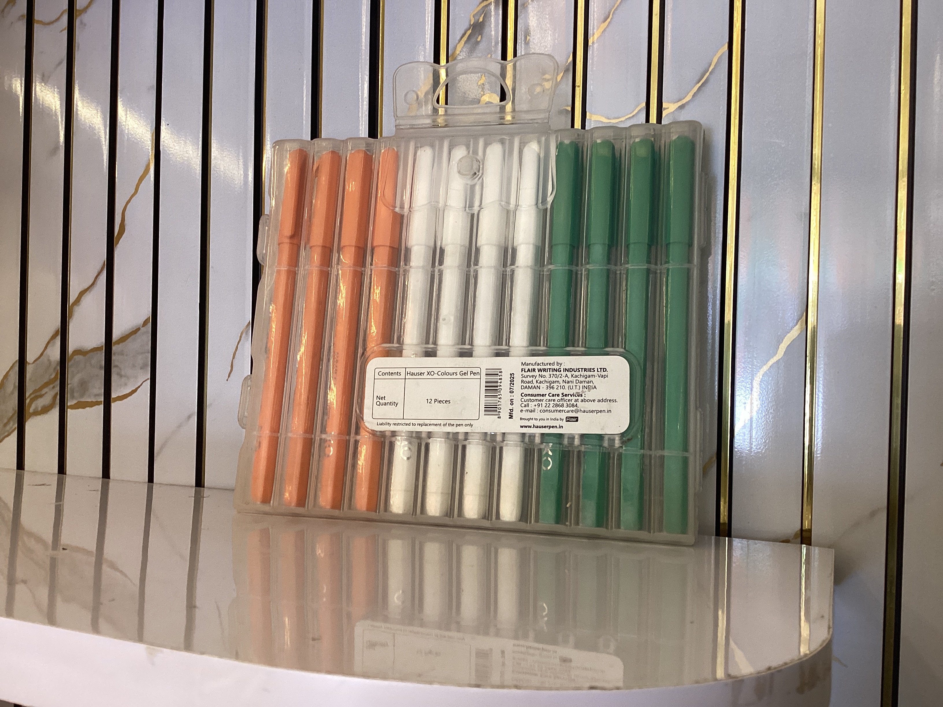 Tricolor Flair Ball Pen (Pack of 12)