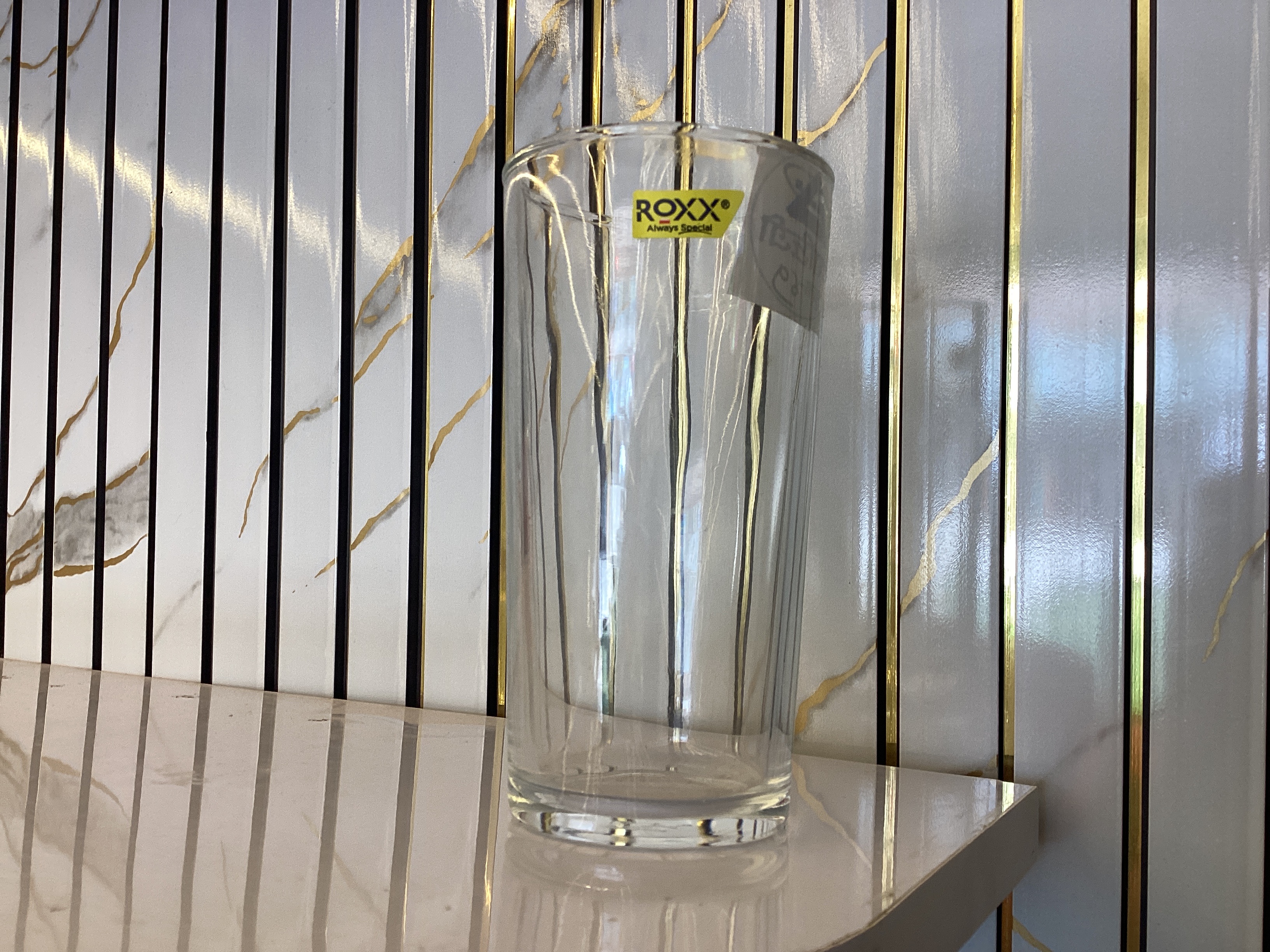 Roxx Transparent Water Glass 220ml — Plain