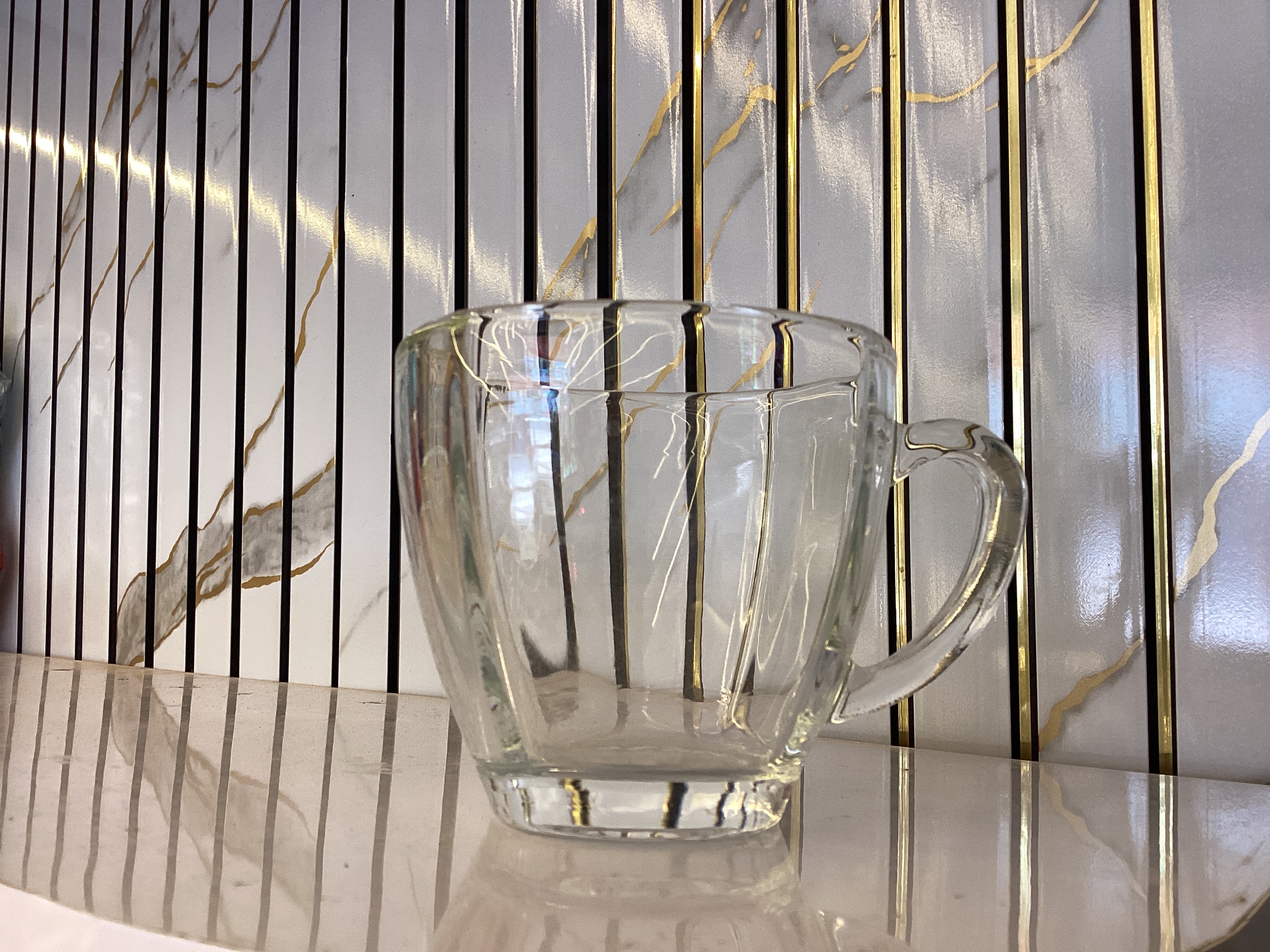 Premium Square Faceted Coffee Cup 180ml
