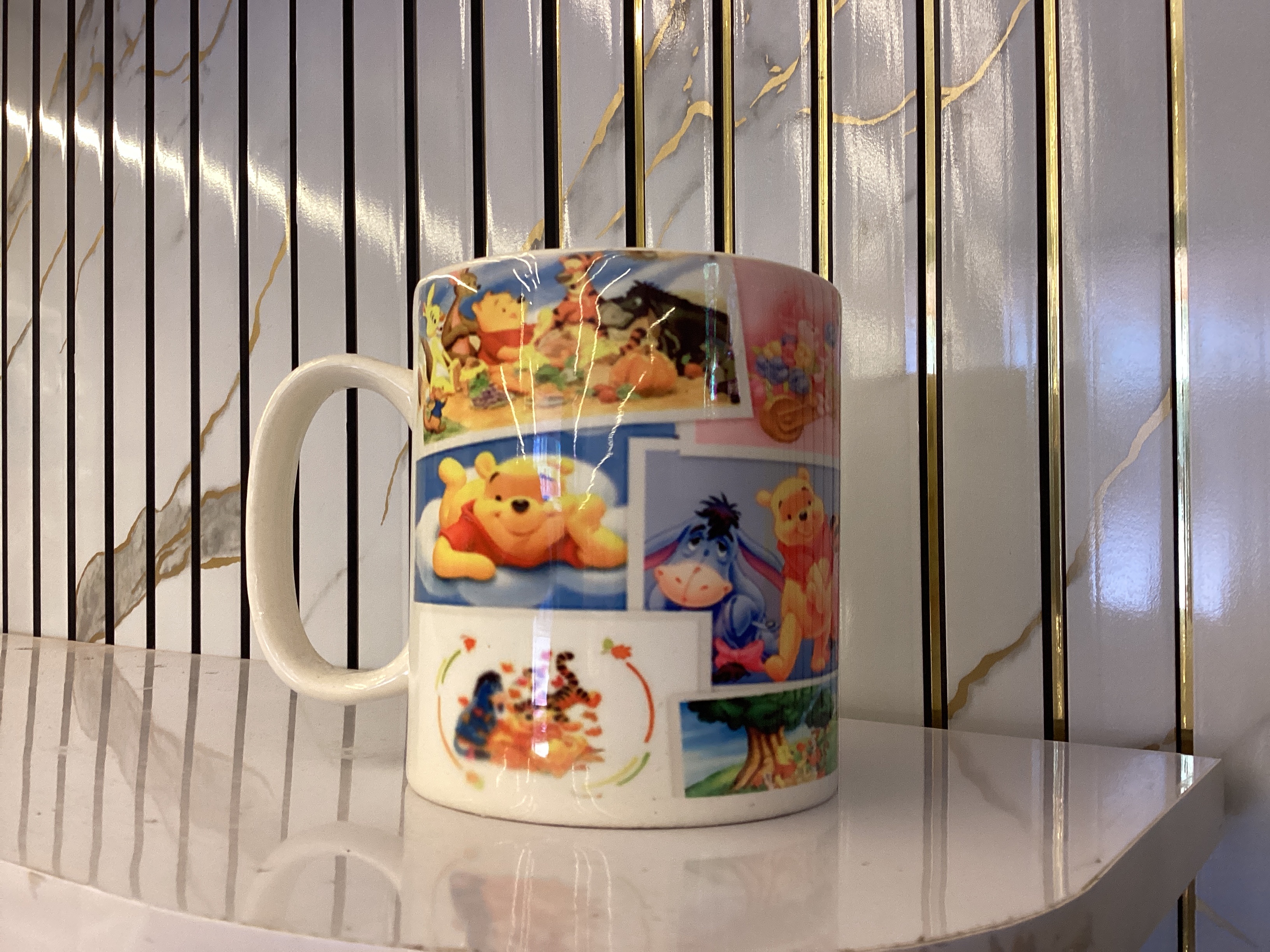 Printed Ceramic Coffee Mug 400ml — Cartoon Jungle 1
