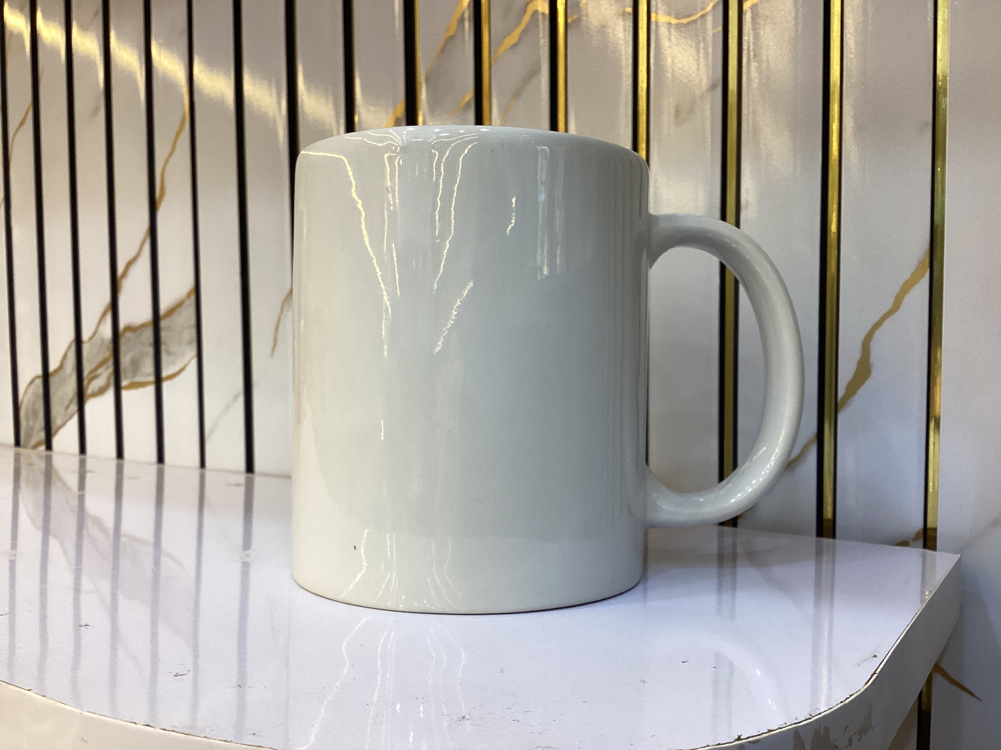 White Ceramic Coffee Mug (400 ml)