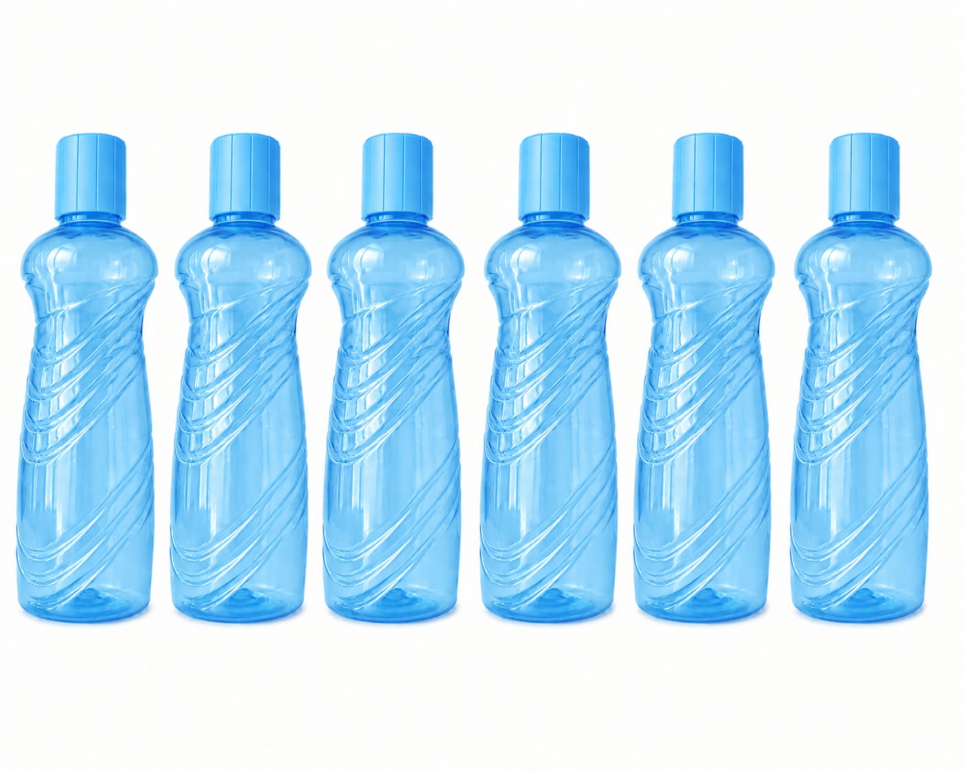 Rishta Plastic Water Bottle 500ml (Set of 6)